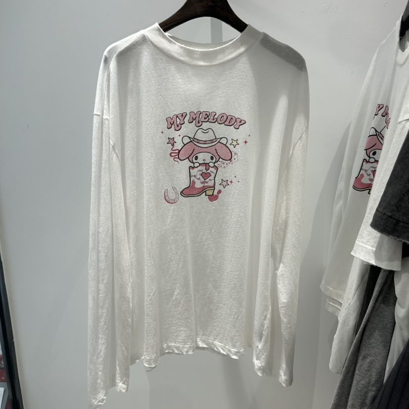 JANE BIRKIN韓國代購女士新品推薦休閑26春夏職業長袖T恤JANE BIRKIN設計師品牌長袖T恤