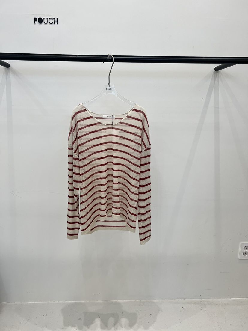 POUCH韓國東大門直郵女士新品熱賣時尚休閑26春夏職業針織衫POUCH針織衫