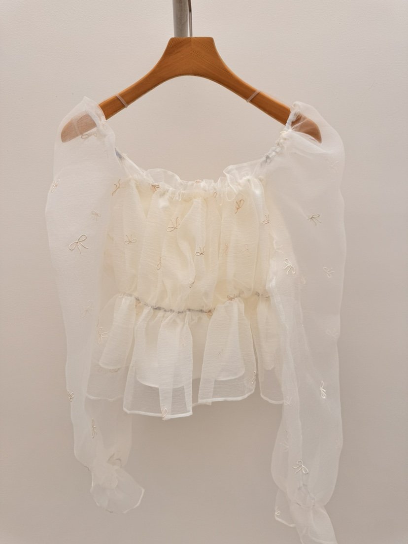 THORE韓國代購女士新品職業人氣26春夏休閑推薦襯衫蕾絲衫THORE襯衫/蕾絲衫