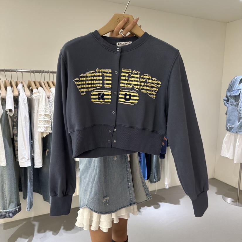 VAULT韓國東大門代購女裝新款人氣熱賣26春夏推薦夾克刺繡VAULT夾克