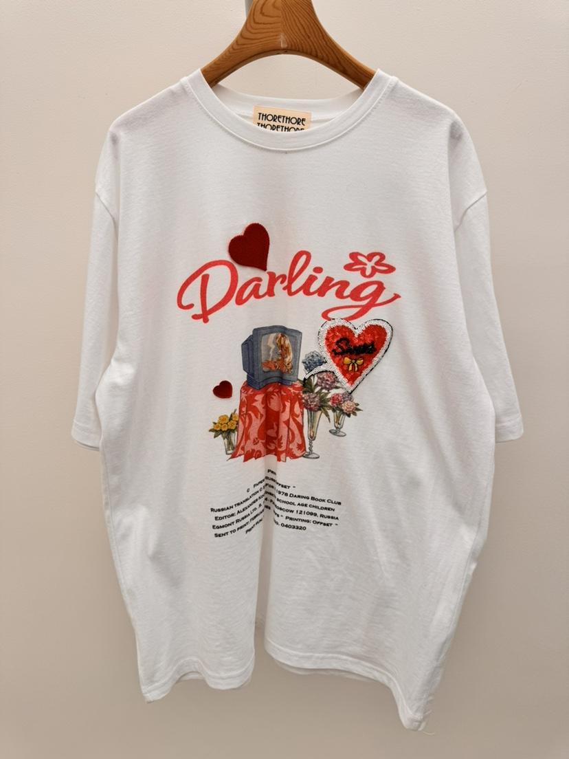 THORE韓國東大門直郵女士新款休閑26春夏熱賣職業推薦T恤THORET恤