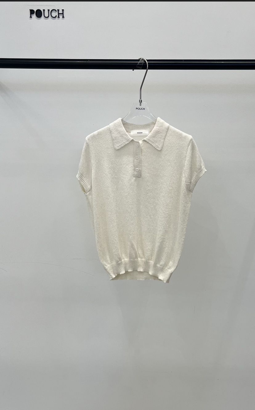 POUCH韓國代購女裝新款時尚人氣職業26春夏推薦休閑針織衫POUCH針織衫