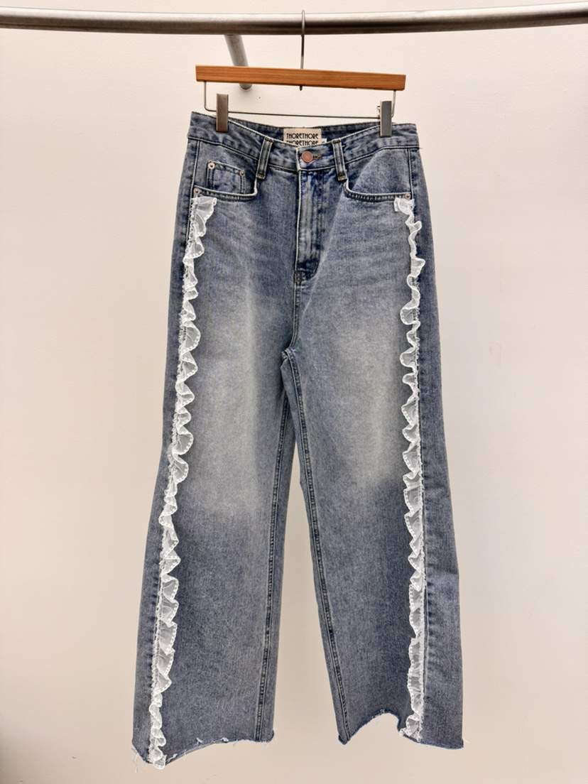 THORE韓國直郵女裝新品休閑26春夏職業熱賣人氣時尚牛仔褲THORE牛仔褲