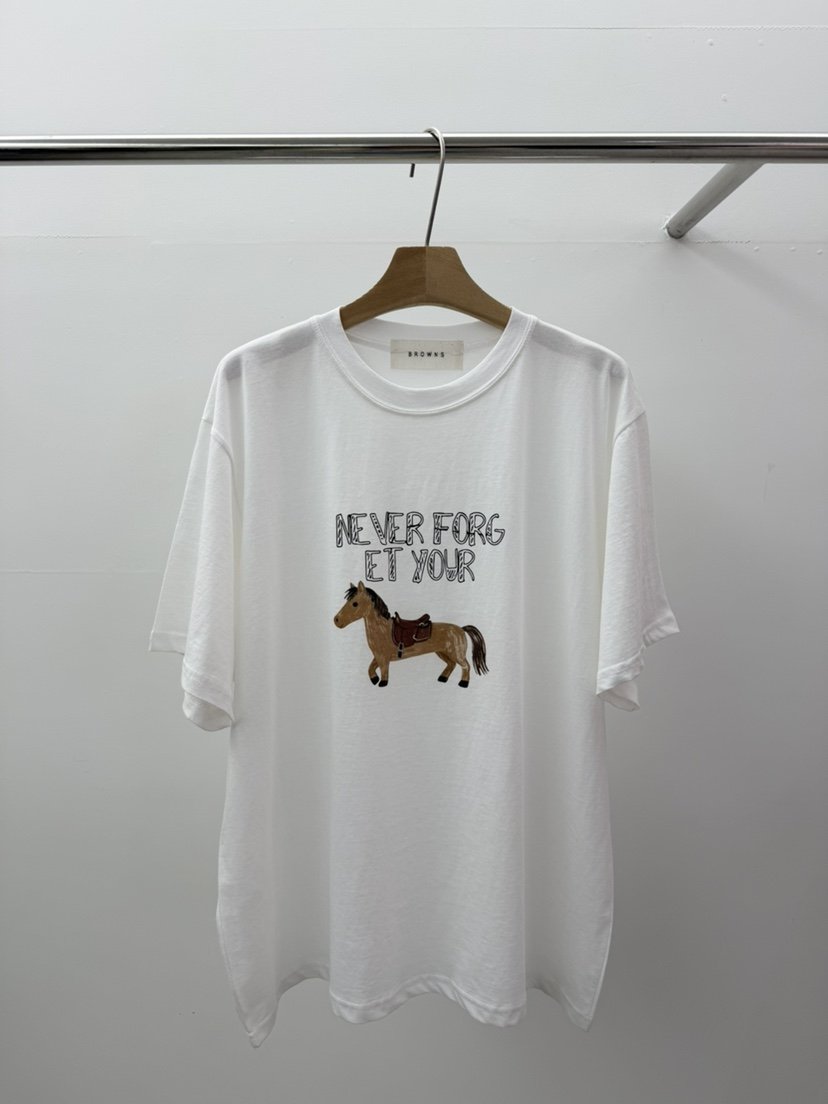 BROWNS-P韓國東大門代購女裝新品推薦休閑職業時尚人氣T恤BROWNS-PT恤