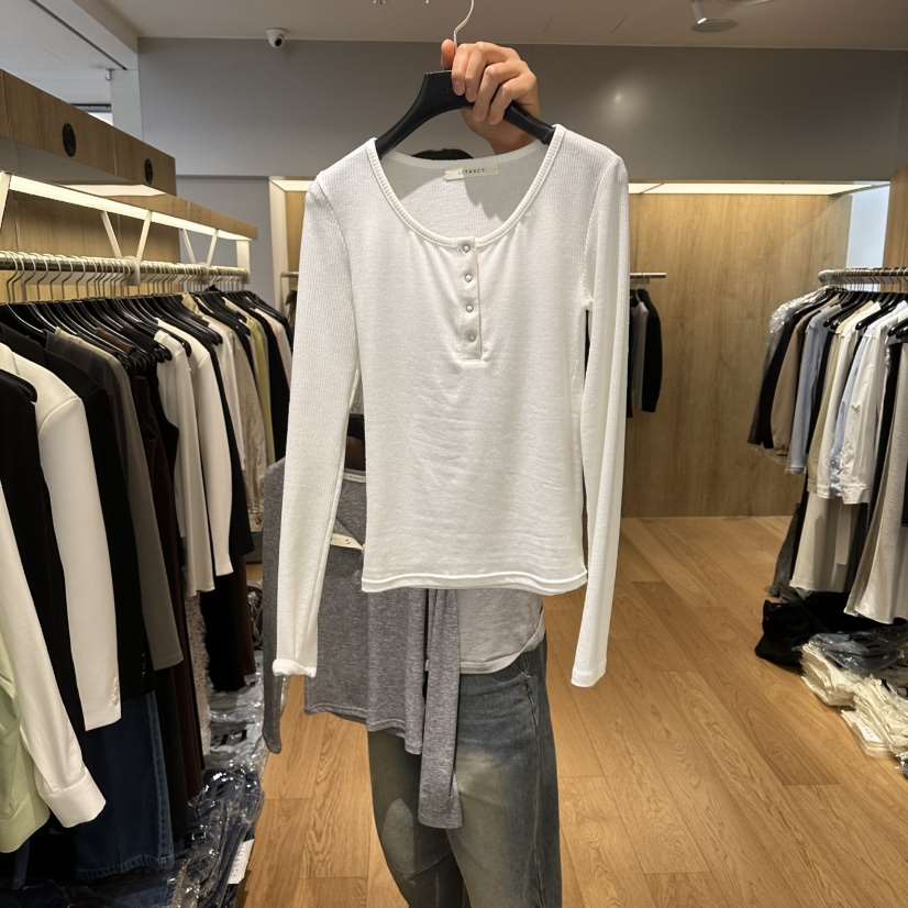 LEFANCY韓國代購女士新款推薦人氣時尚職業26春夏長袖T恤LEFANCY長袖T恤