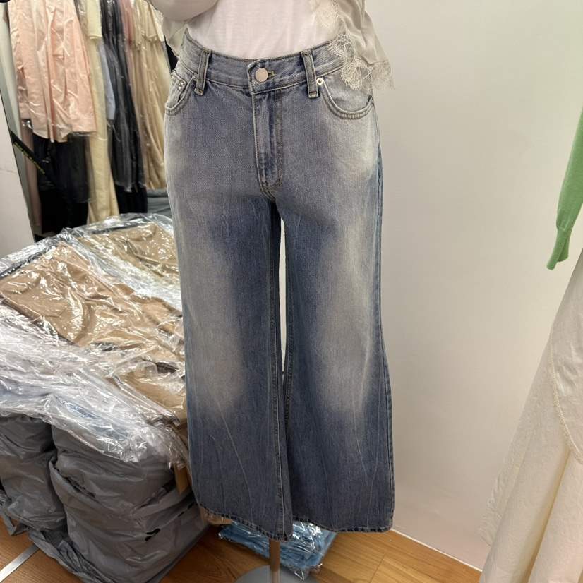 NAVE韓國直郵女士新品職業休閑26春夏人氣推薦時尚牛仔褲NAVE牛仔褲