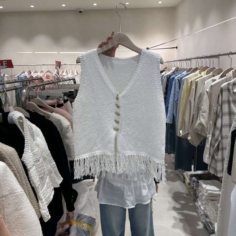 Color B韓國直郵女士新款26春夏職業熱賣時尚休閑推薦馬甲Color B馬甲