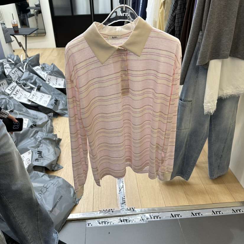 ARR韓國東大門代購女裝新品26春夏時尚休閑人氣職業針織衫ARR針織衫