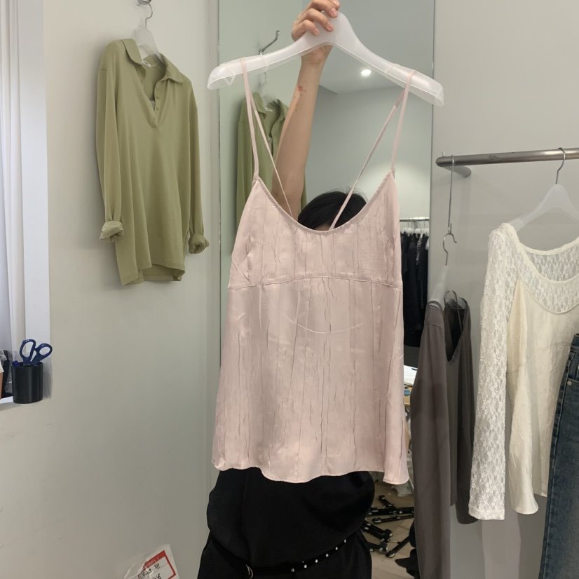 AUBE東大門代購女裝新款人氣26春夏職業吊帶背心不含內搭AUBE吊帶/背心