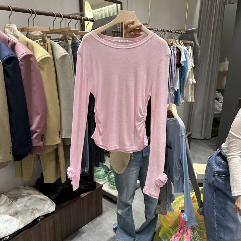 BABYTOUCH韓國直郵實拍女士新品休閑26春夏人氣職業長袖T恤BABYTOUCH長袖T恤