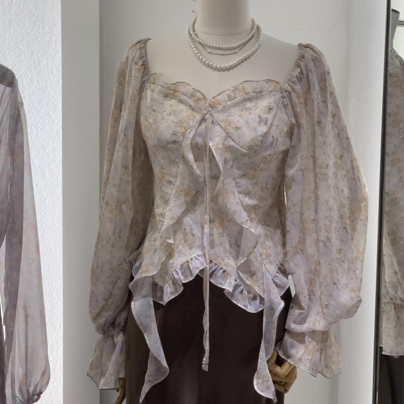 TYCHE韓國代購女士新品熱賣人氣休閑職業26春夏襯衫蕾絲衫TYCHE襯衫/蕾絲衫