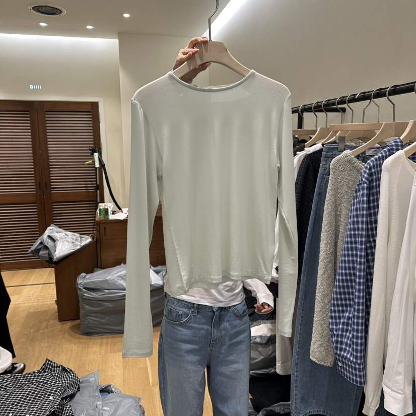 GILLI韓國東大門直郵女士新品推薦人氣職業26春夏長袖T恤GILLI長袖T恤