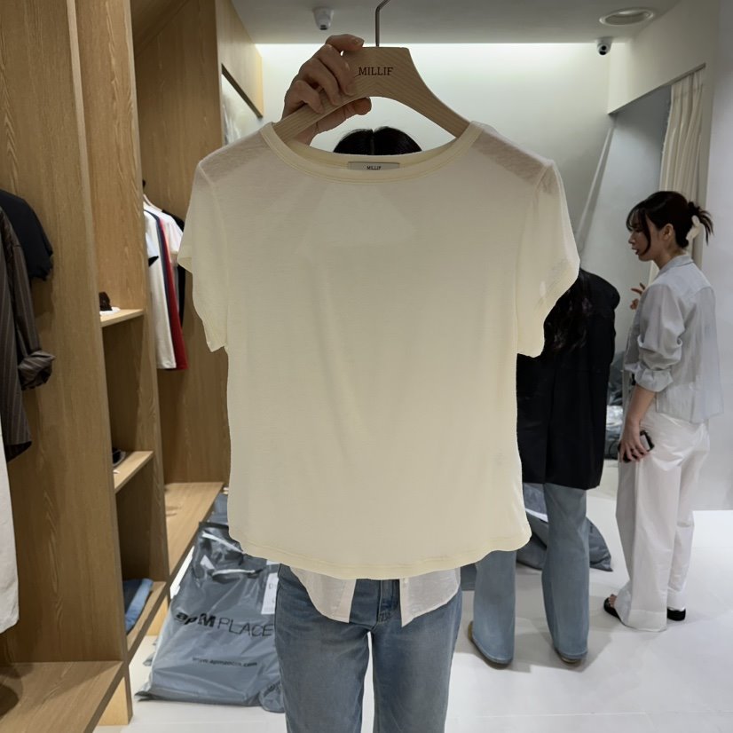 MILLIF東大門直郵女士新品休閑推薦真品26春夏熱賣T恤羊毛MILLIFT恤