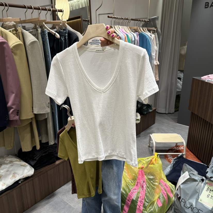 BABYTOUCH東大門代購女裝新款推薦熱賣人氣職業休閑時尚T恤BABYTOUCHT恤