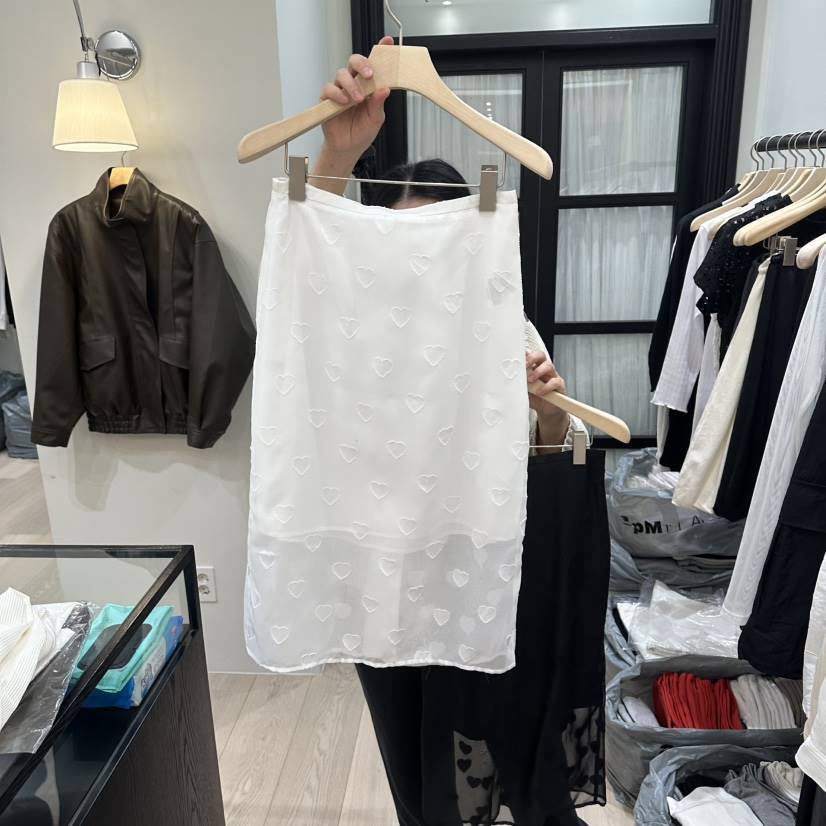 NOTTINGHAM/AVECNOUS/MODEST東大門代購女士新品職業長裙蕾絲NOTTINGHAM/AVECNOUS/MODEST長裙