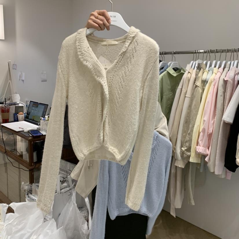 VENIR-a東大門實拍女士新品推薦休閑26春夏熱賣人氣針織衫VENIR-a針織衫