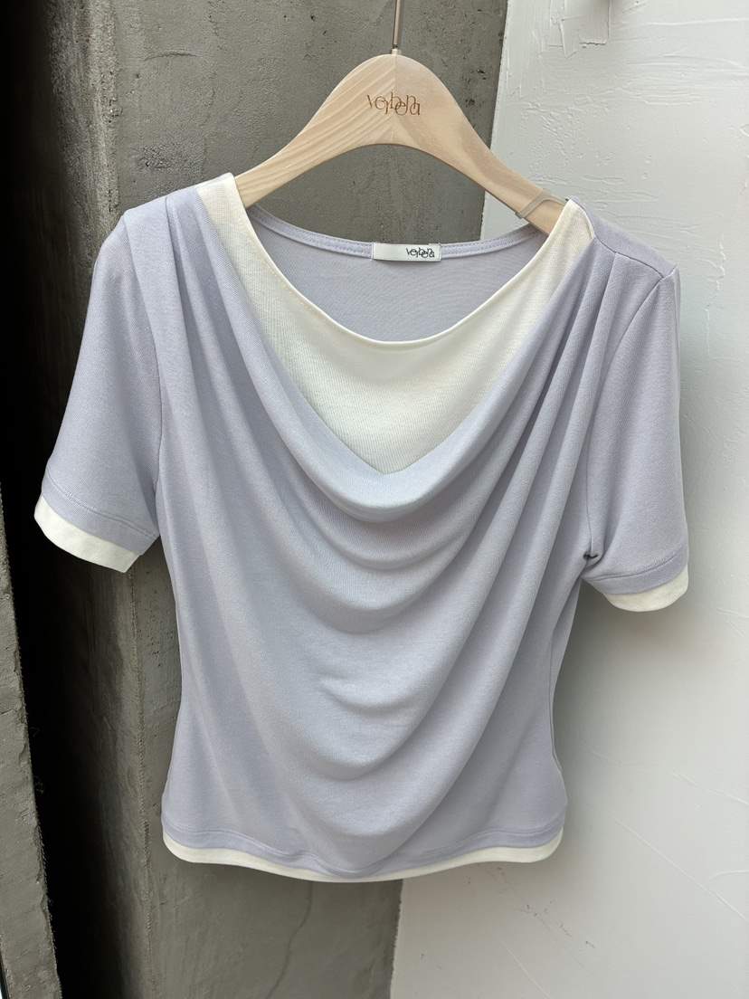 Verbena東大門實拍女士新品真品人氣休閑時尚職業26春夏T恤VerbenaT恤