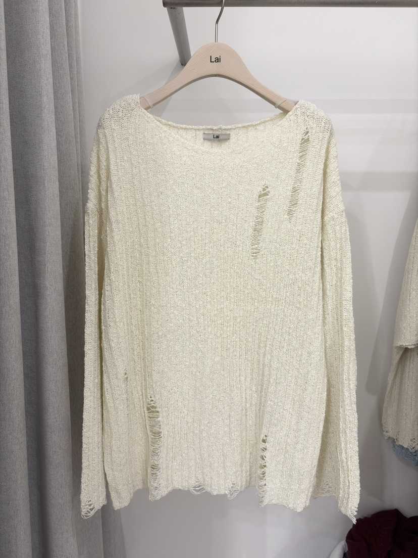 LAI韓國東大門直郵女裝新款休閑26春夏時尚職業人氣針織衫Lai針織衫