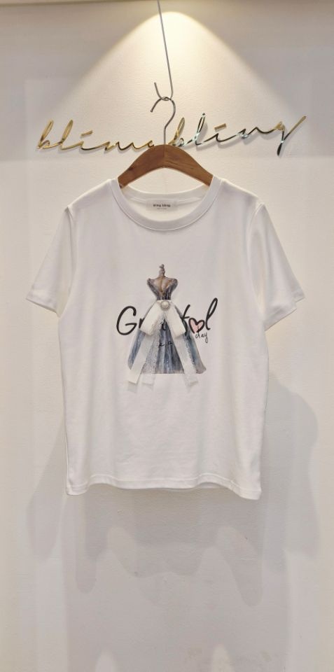 BLING BLING-S/RICO韓國直郵女士新款人氣休閑時尚T恤BLING BLING-S/RICOT恤