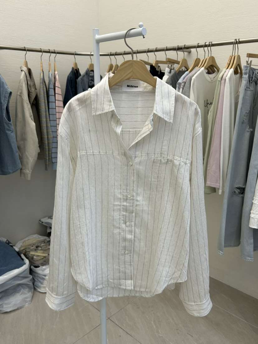 MILK TEA韓國直郵女士新品時尚26春夏人氣熱賣襯衫蕾絲衫MILK TEA襯衫/蕾絲衫