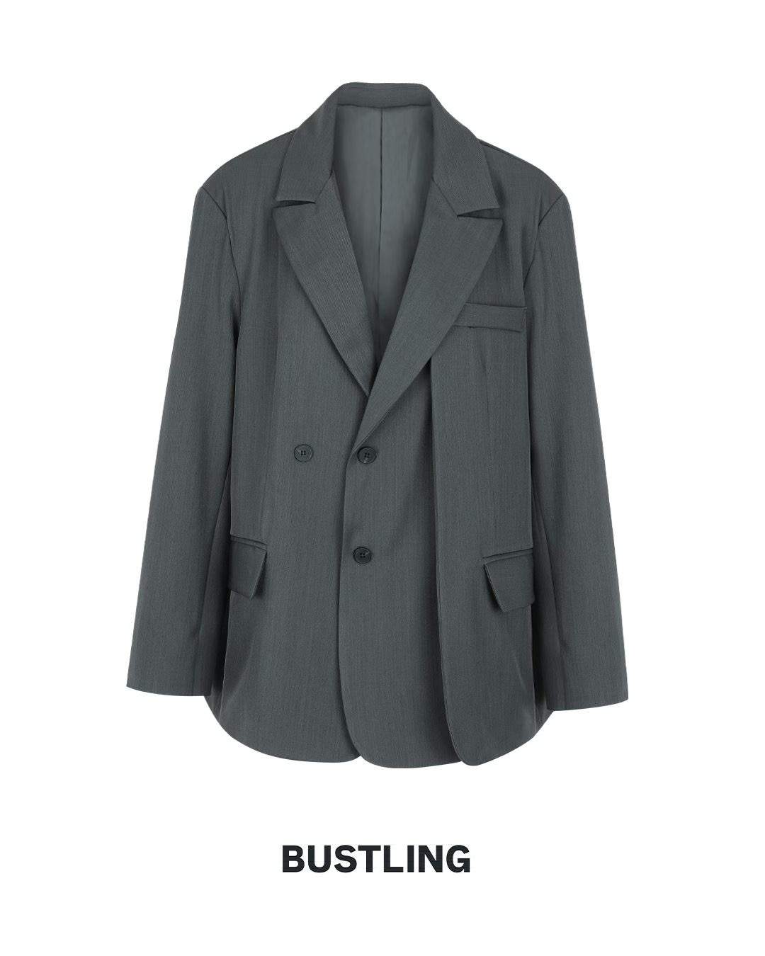 BUSTLING韓國東大門代購女士新品時尚人氣推薦職業26春夏夾克BUSTLING夾克