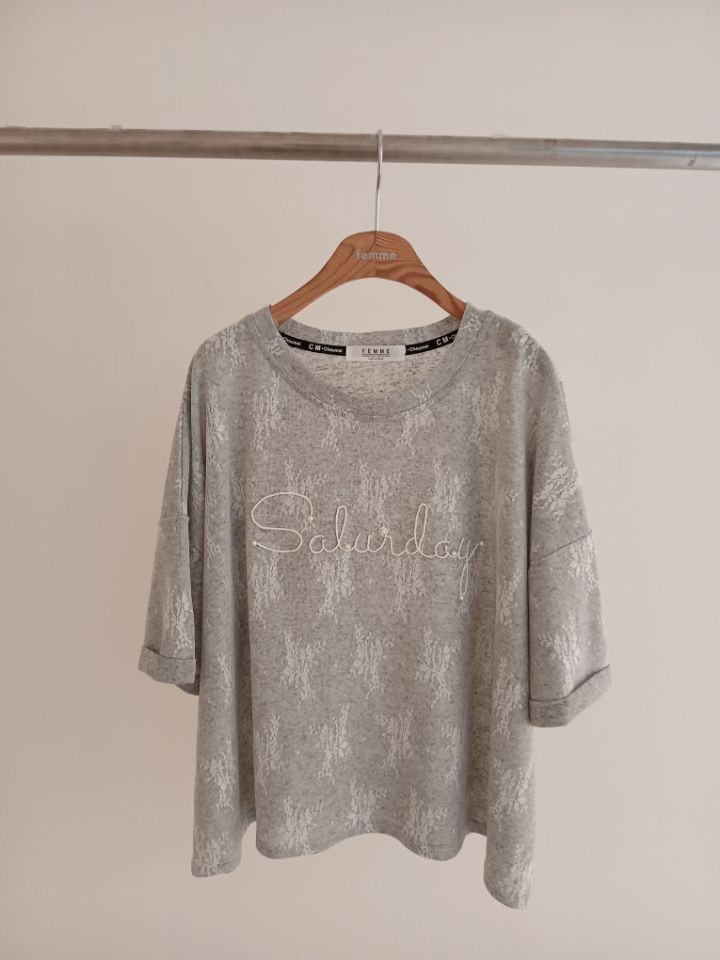 FEMME韓國東大門直郵女士新品職業26春夏熱賣人氣休閑T恤FEMMET恤