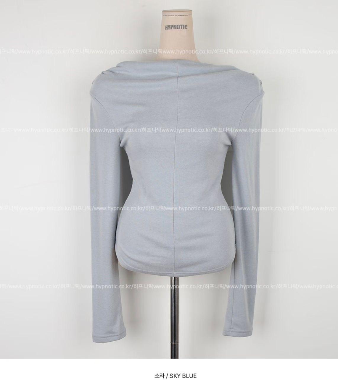 BUSTLING韓國直郵女士新品時尚熱賣26春夏人氣推薦長袖T恤BUSTLING長袖T恤