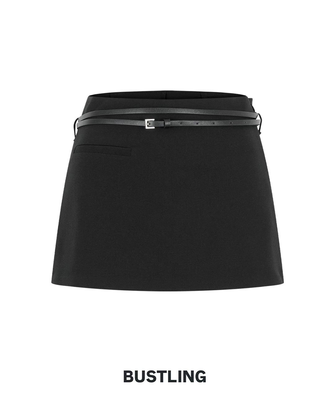 BUSTLING韓國直郵女裝新品休閑推薦時尚人氣裙褲含腰帶系帶BUSTLING裙褲