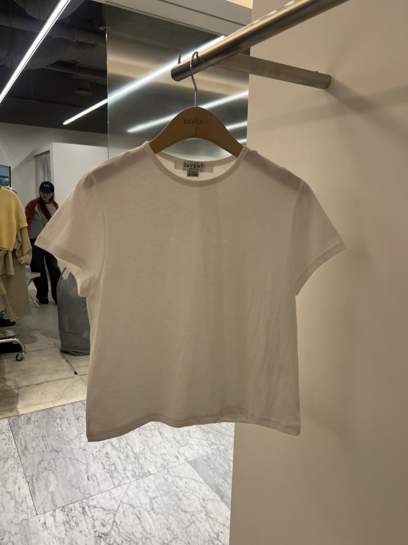 DE VENTI韓國直郵實拍女士新款休閑時尚26春夏職業推薦T恤DE VENTIT恤