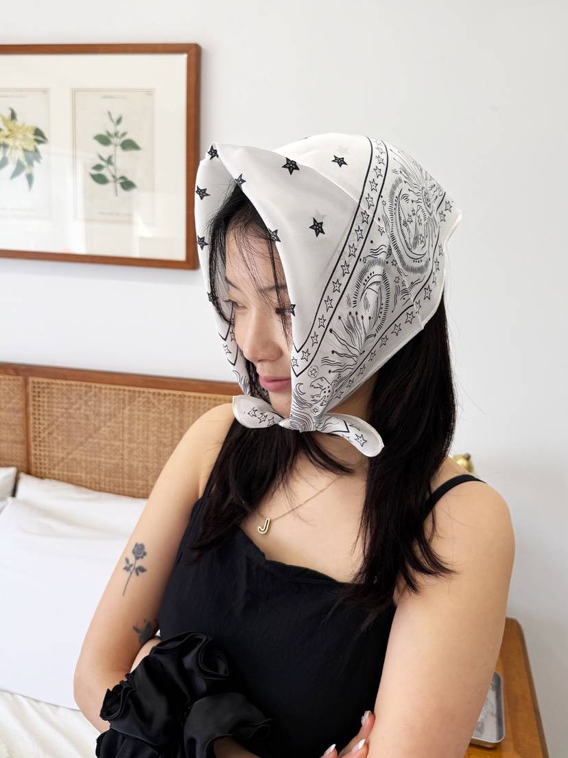 NICEALICE韓國直郵實拍女裝新品休閑職業人氣圍巾披肩絲綢NICEALICE圍巾/披肩