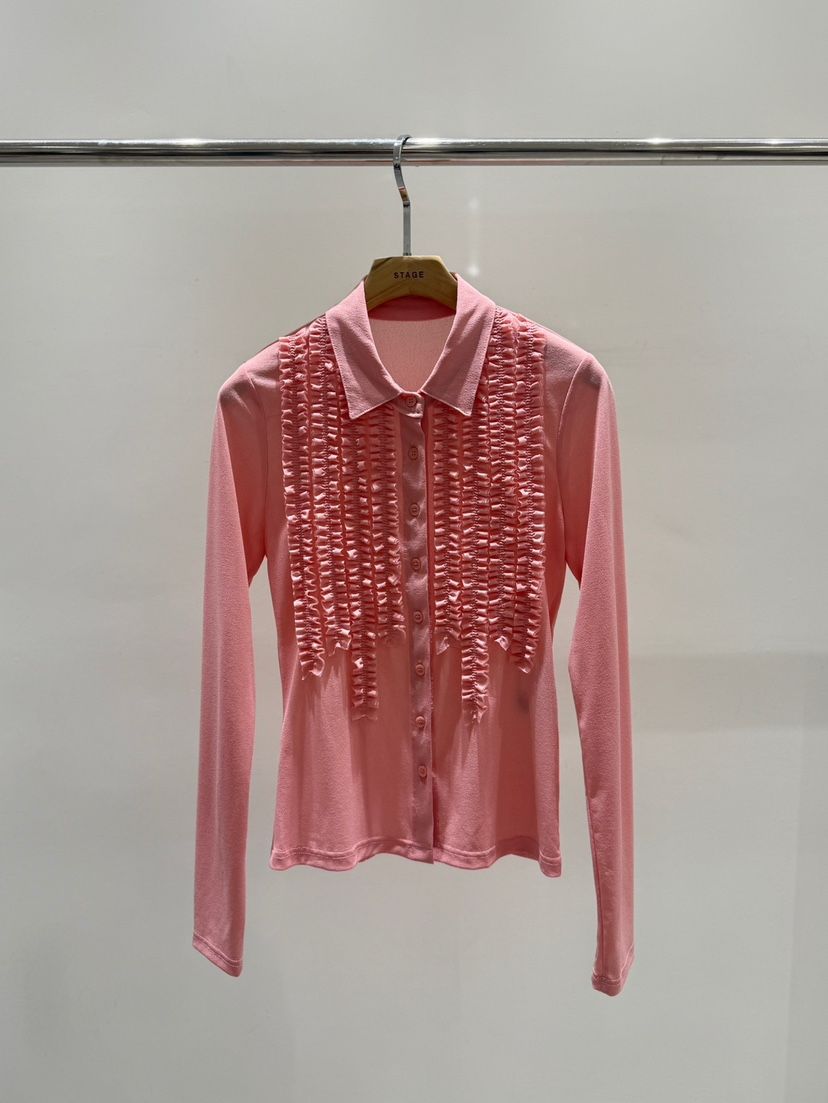 STAGE韓國東大門代購女士新款熱賣職業人氣時尚襯衫蕾絲衫STAGE襯衫/蕾絲衫