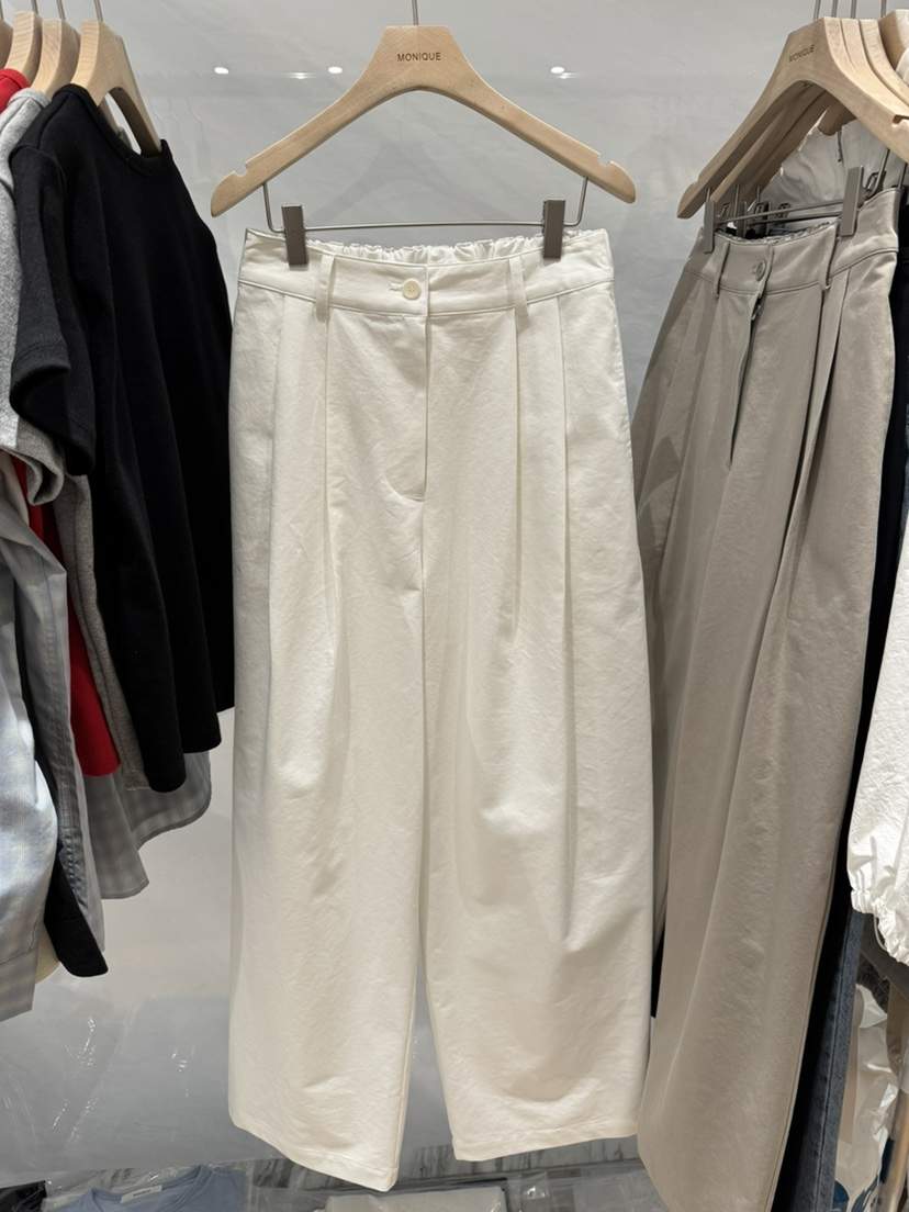 MONIQUE韓國代購女士新品26春夏推薦熱賣休閑人氣休閑褲棉質MONIQUE休閑褲