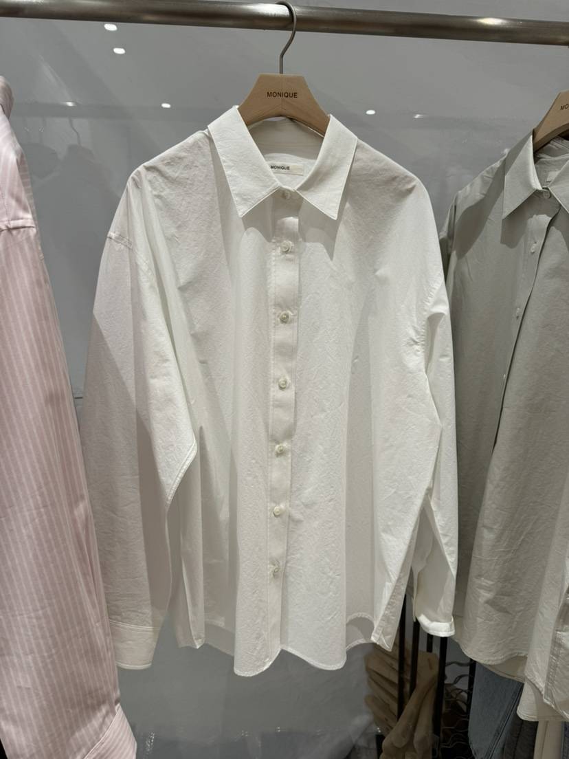 MONIQUE韓國直郵實拍女士新品熱賣人氣時尚26春夏襯衫蕾絲衫棉MONIQUE襯衫/蕾絲衫