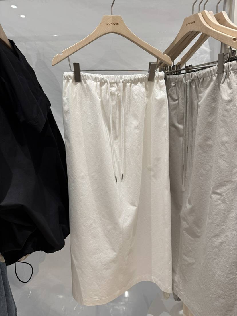 MONIQUE韓國東大門直郵女裝新品推薦職業休閑半身裙中短裙棉MONIQUE半身裙/中短裙