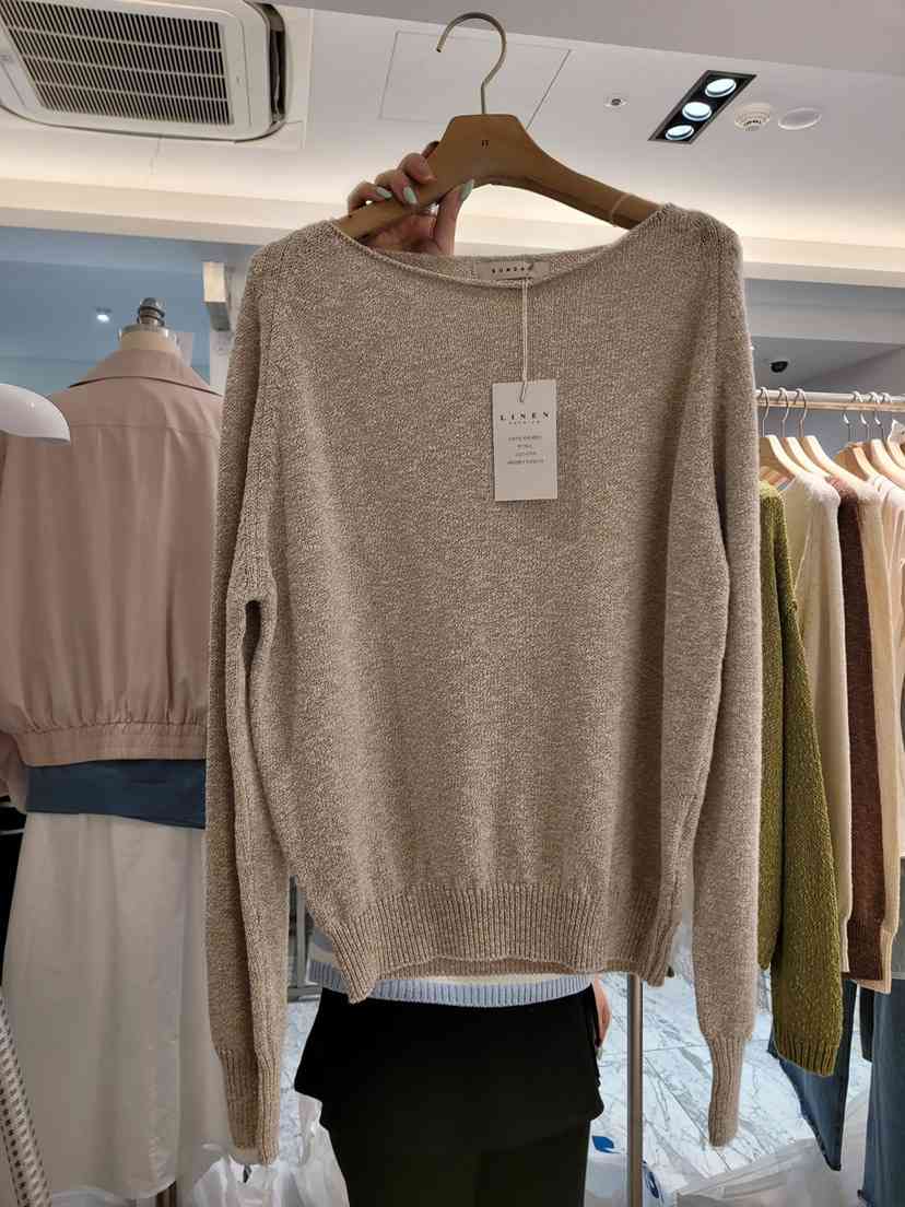 FF/SUNDAY韓國東大門代購女士新品推薦26春夏針織衫亞麻FF/SUNDAY針織衫