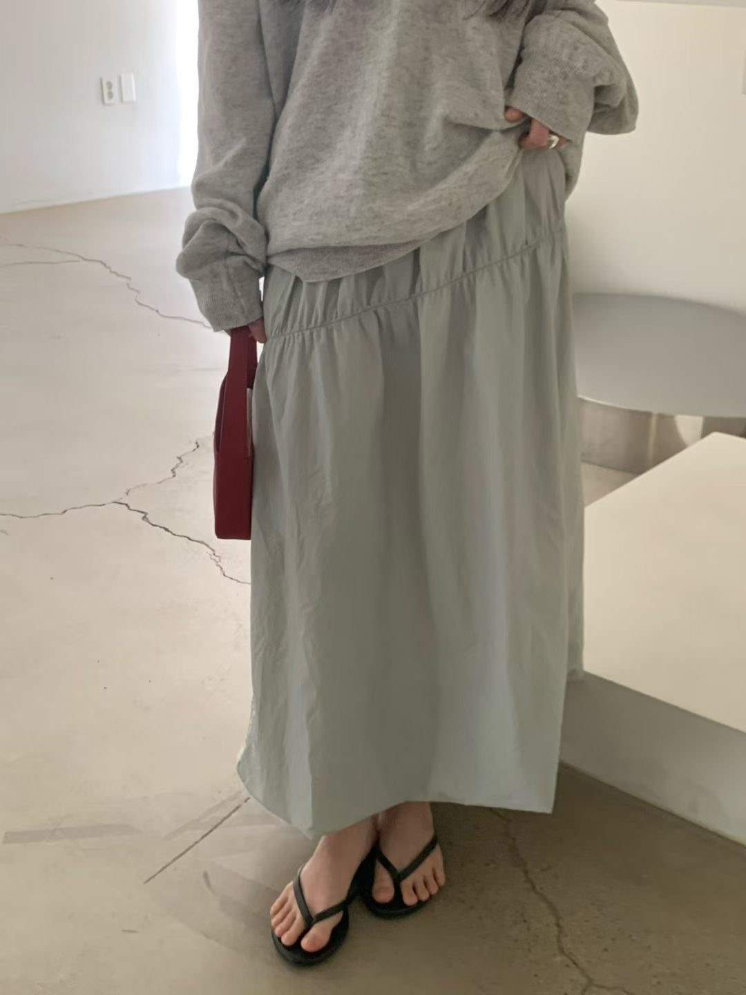 NEARAND東大門實拍女士新品人氣推薦休閑時尚26春夏熱賣長裙NEARAND長裙