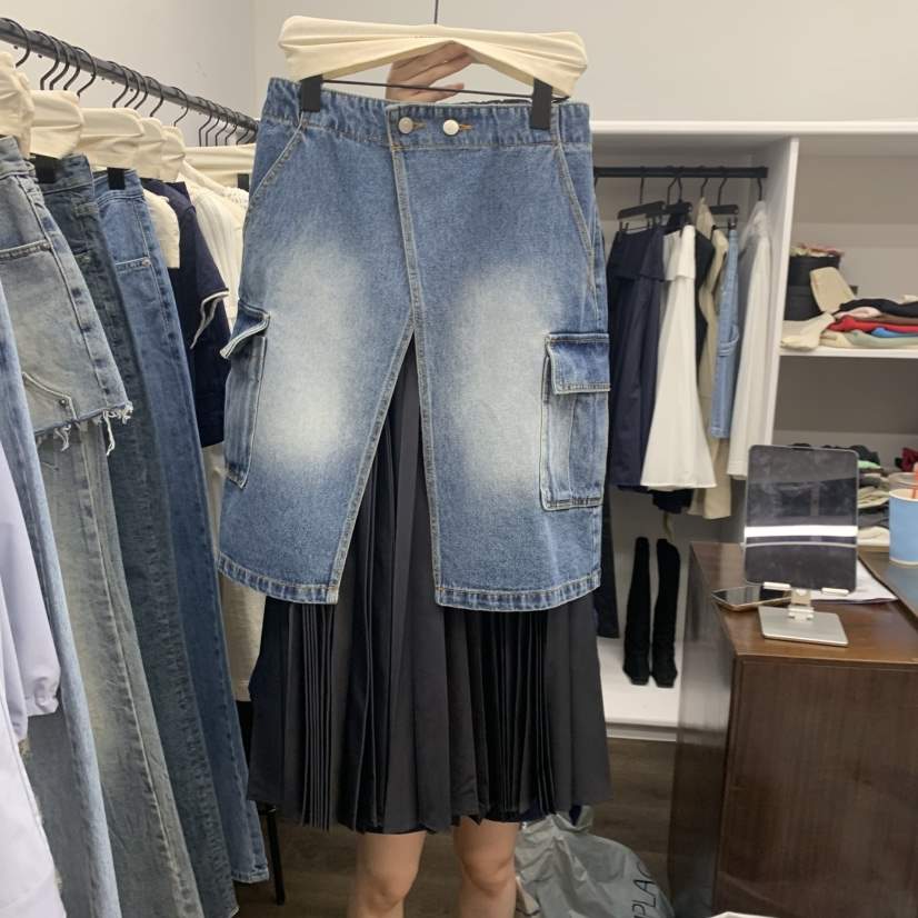 UNANSWERED-MYSTERY/FIFO東大門實拍女裝新款人氣套裝可拆卸套裝UNANSWERED-MYSTERY/FIFO套裝