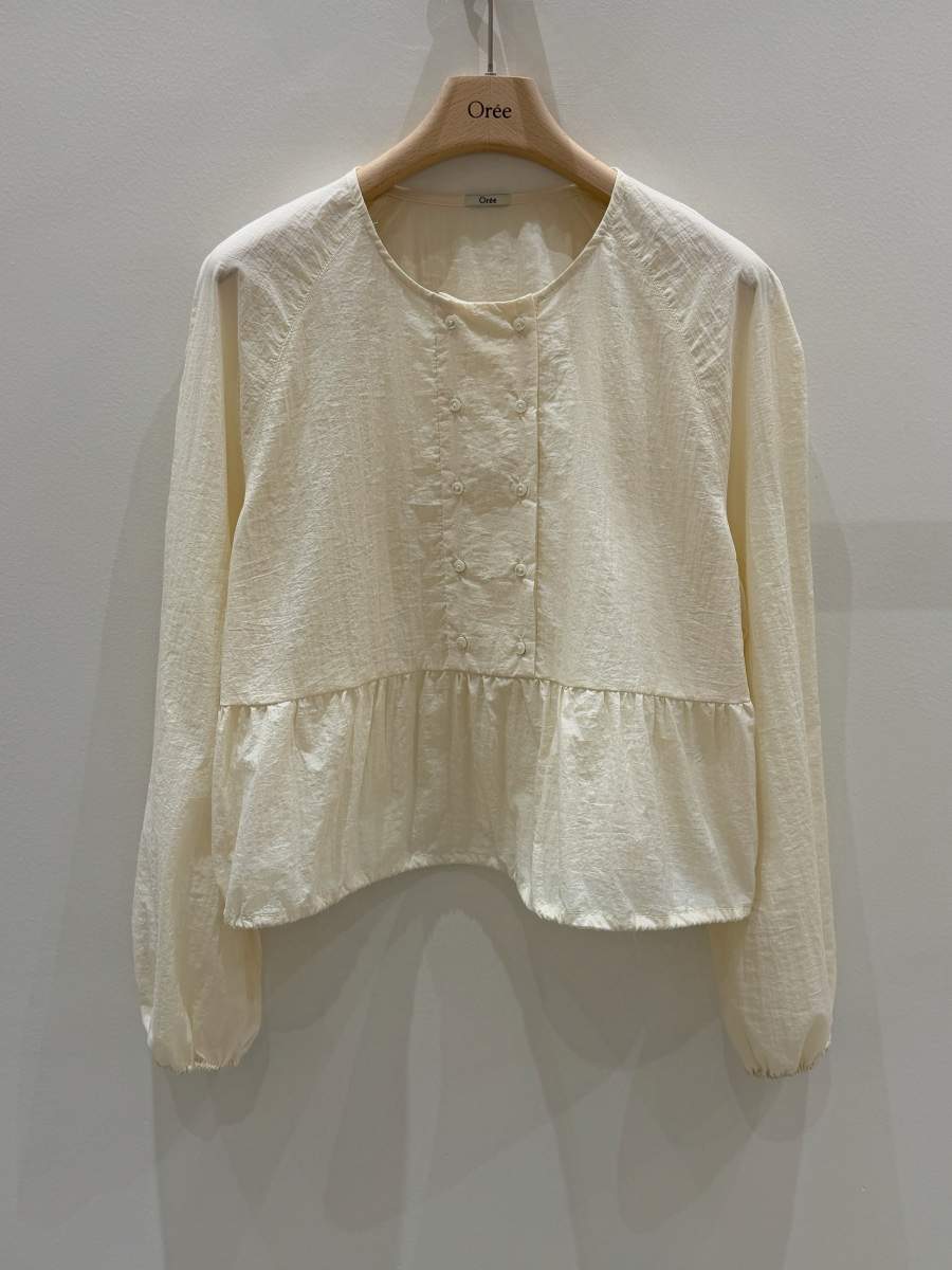 OREE韓國東大門直郵女士新款推薦職業熱賣人氣襯衫蕾絲衫OREE襯衫/蕾絲衫