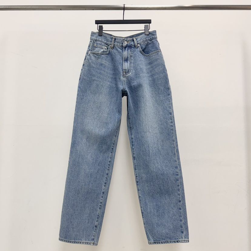 RIVER韓國直郵實拍女士新品休閑26春夏職業推薦時尚牛仔褲WATER/RIVER牛仔褲