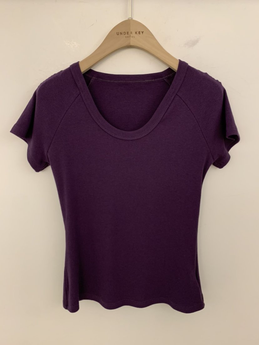 UNDER KEY韓國代購女裝新品時尚26春夏休閑推薦職業熱賣T恤UNDER KEYT恤