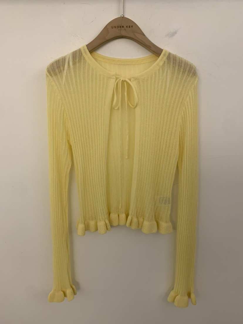 UNDER KEY韓國東大門直郵女裝新品26春夏職業時尚針織衫UNDER KEY針織衫