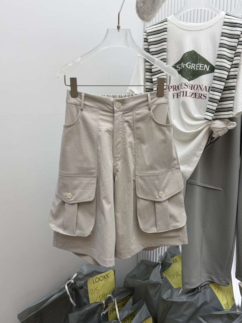 LOOKK/MIMME韓國東大門代購女士新款時尚休閑短褲口袋工裝LOOKK/MIMME短褲