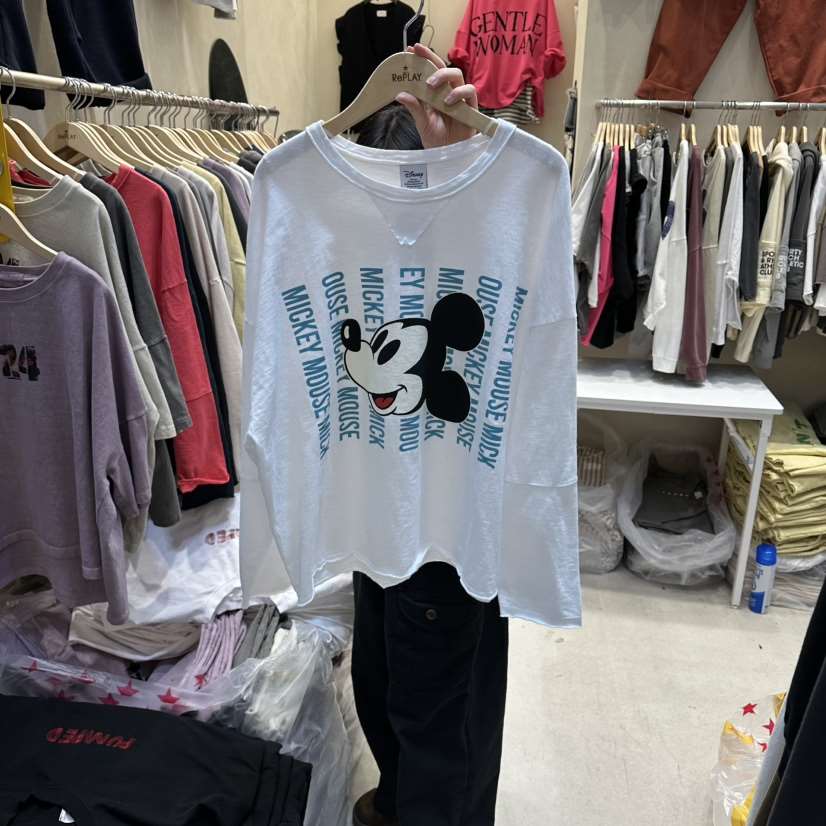 REPLAY韓國直郵女裝新款熱賣時尚休閑推薦人氣26春夏長袖T恤REPLAY長袖T恤