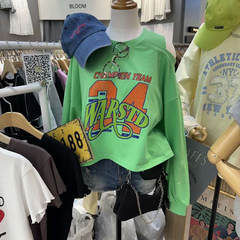 K STORY東大門實拍女士新品26春夏時尚休閑人氣職業衛衣K STORY衛衣