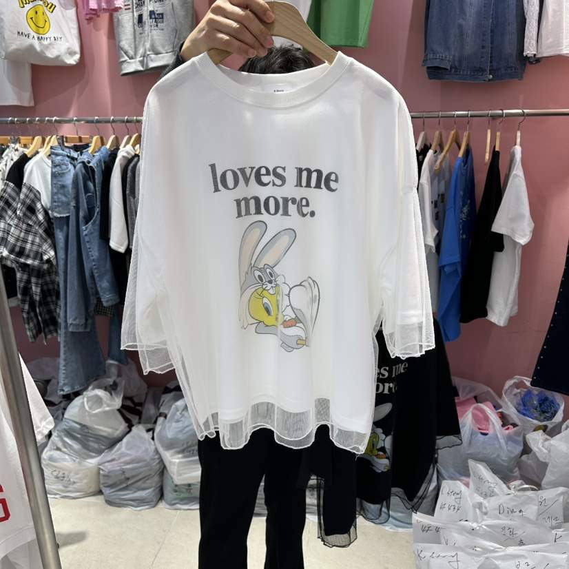 K STORY東大門實拍女士新款人氣休閑26春夏推薦真品時尚T恤K STORYT恤