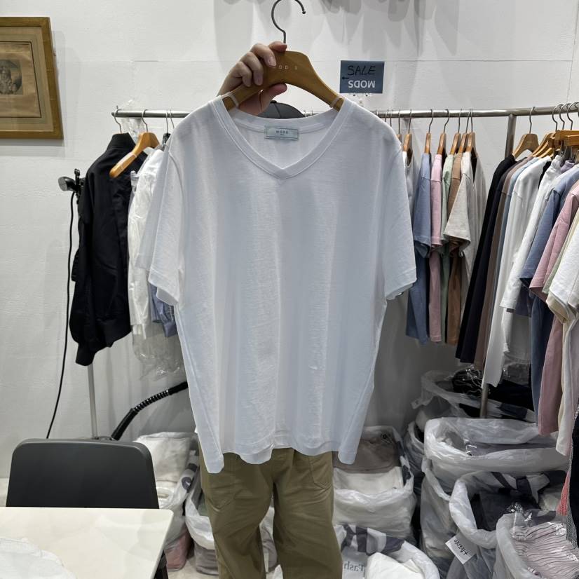 MODS-Q東大門代購女裝新品人氣真品26春夏時尚熱賣T恤V領MODS-QT恤