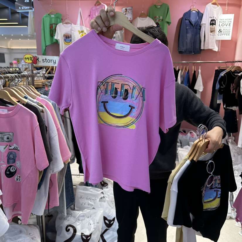 K STORY韓國直郵女裝新品推薦休閑26春夏時尚職業熱賣T恤K STORYT恤