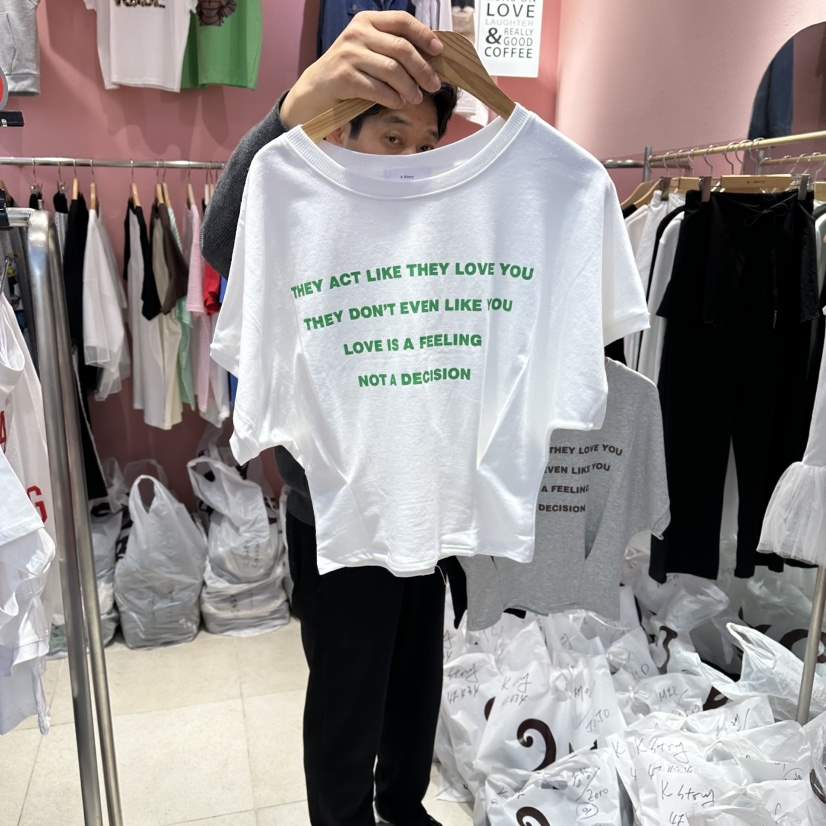 K STORY東大門代購女裝新款26春夏推薦熱賣職業人氣時尚T恤K STORYT恤