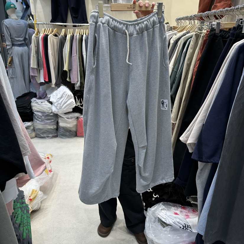 REPLAY東大門代購女士新品休閑真品職業人氣26春夏休閑褲羅紋REPLAY休閑褲