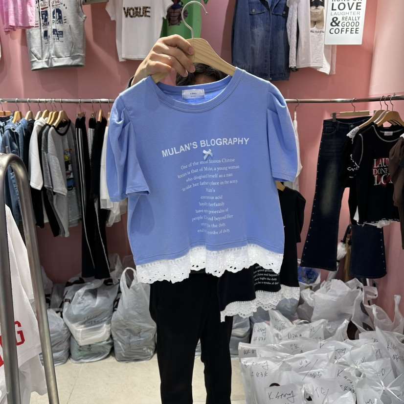 K STORY東大門直郵女士新品真品時尚休閑職業推薦熱賣T恤K STORYT恤